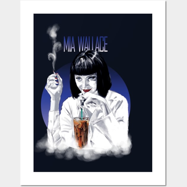 Mia Wallace2 Wall Art by KirmiziKoi